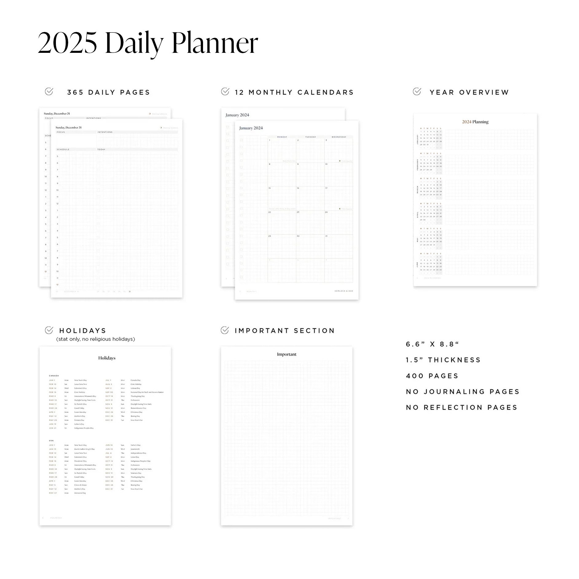 2025 Daily Planner